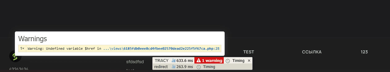 Tracy Bar notification